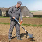 Cultivador Elétrico Terrox Sem Fio Com Lâminas de Aço Inoxidável e Bateria Dupla + BRINDE: Kit 10 Ferramentas